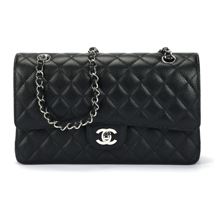 CHANEL 샤넬 클래식 미디움 캐비어 은장【매장1,900만원대】